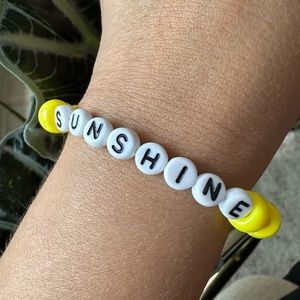 Letter beads bracelet, pony beads bracelet